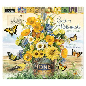 2026�N �A���J�����_�[ LANG�� �����O �J�����_�[ Garden Botanicals