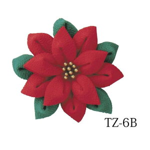 オリムパス はじめてのつまみ細工キット ポインセチアのブローチ TZ-6B メール便/宅配便可