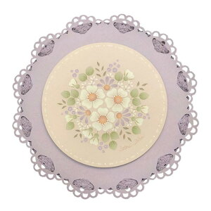 ABCクラフトオリジナルパターンパケット 白井里美 デザイン・野バラのラウンドブーケ メール便/宅配便可 at57-002