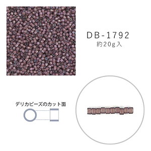 MIYUKI デリカビーズ DB-1792 ダークアメジスト中染 20g メール便/宅配便可 db-1792-20g