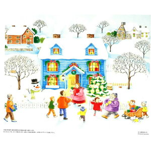 シャドープリント ABCクラフトオリジナルシャドープリント 四季の詩4 冬 メール便/宅配便可