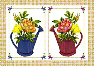 スタジオFeelデザインの立体テキストシート 「ガーデンフラワー」 S-129 メール便/宅配便可