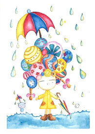 シャドープリント「雨」 TTS2 メール便/宅配便可