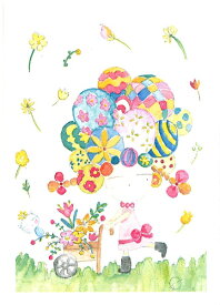 シャドープリント「お花」TTS8 メール便/宅配便可