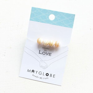 �n���h���C�h �K���X�r�[�Y �~�` �C�G���[×�z���C�g Handmade Glass beads Round Yellow×White XB00071 ���[����/��z�։�