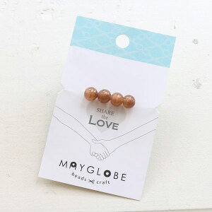 �n���h���C�h �K���X�r�[�Y �~�` �Z�s�A×�u���E���O���b�^�[ Handmade Glass beads Round Sepia×BrownGritter XB03320 ���[����/��z�։�