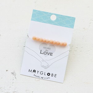 �n���h���C�h �K���X�r�[�Y �~�` �s���N�x�[�W�� Handmade Glass beads Round PinkBeige XB03383 ���[����/��z�։�
