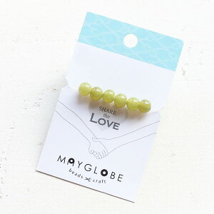 nhCh KXr[Y ~` CgO[ Handmade Glass beads Round LightGreen XB03400 [/z։