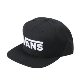 【VANSアパレル】 ヴァンズ キャップ(帽子) DROP V II SNAPBACK VN0A36ORY28 BLACK-WHITE