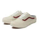 【VANS】“COMFORT”OLD SKOOL MULE ヴァンズ オールドスクールミュール V36CF MULE　WHITE/RED