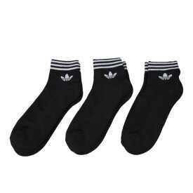 【adidas ウェア】 アディダスオリジナルス U TRF ANKLE SOCKS HC トレフォイル アンクルソックス EE1151　BLK/WHT