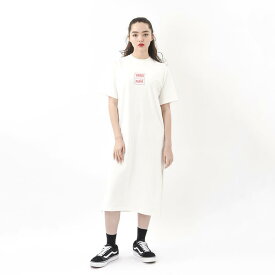 【VANS】 ヴァンズ W Logo one-piece ワンピース 120H3120138 WHITE