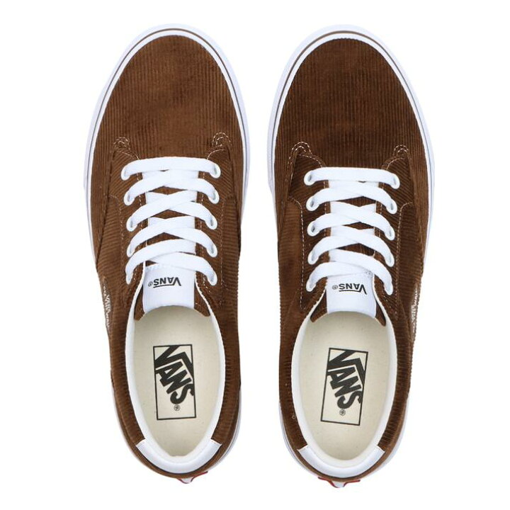 【VANS】 ヴァンズ JETS ICON ジェッツアイコン V320CF CORD BROWN/WHITE ABC-MART VANS ヴァンズ ジェッツアイコン 27センチ