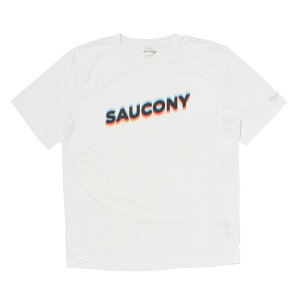�ySaucony�z �T�b�J�j�[ M STOPWATCH GRAPHIC S/S �V���[�g�X���[�u SAM800280-WHA2