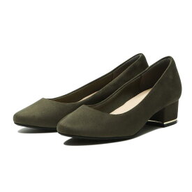 レディース 【NUOVO】 ヌオーヴォ FL PLATE HEEL 4 ラウンドトゥパンプス NE30238 S/KHAKI