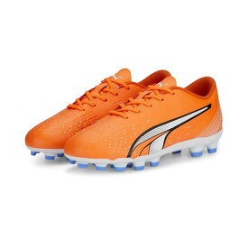 【PUMA】 プーマ 215-245ULTRA PLAY HG + MID JR ウルトラ プレイ HG/AG + MID JR 107235 01ULTRA ORANGE