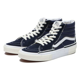 【VANS】 ヴァンズ SK8-HI RECONSTRUCT スケートハイリコンストラクト VN0005UKNUT NAVY/WHITE