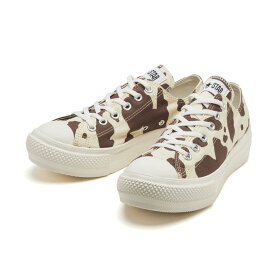 レディース 【CONVERSE】 コンバース AS LIGHT PLTS COWSPOT OX オールスター ライト PLTS カウスポット OX 31308160 OFF WHITE