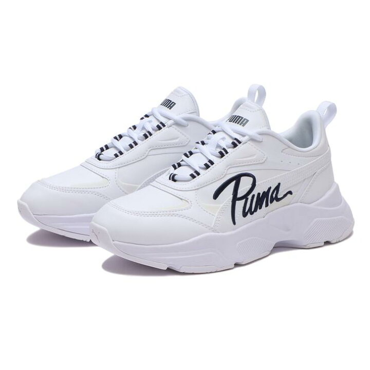 楽天市場】【PUMA】 プーマ CASSIA SL PUMA カシーア SL プーマ 394245 ABC-MART限定 *01WHT/NAVY : ABC-MART楽天市場店