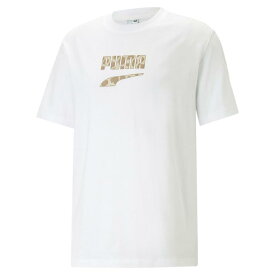 【PUMA】 プーマ M DOWNTOWN GRAPHIC TEE ショートスリーブ 538243 02WHT