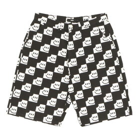 【VANS】 ヴァンズ M RUN SMILEY SHORTS ショートパンツ VN000EVTCAF SMILEY CHK