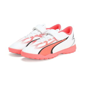 キッズ 【PUMA】 プーマ ULTRA PLAY TT V JR ウルトラ プレイ TT V JR 107537 01WHT/BLK