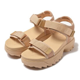 レディース 【FILA】 フィラ DISRUPTOR WEDGE SANDAL 2 ディスラプターウェッジサンダル WSS21081920 BIEGE