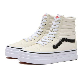 【VANS】 ヴァンズ SK8-HI HI 3SOLE スケートハイハイ 3ソール V38CF HIHI3SOLE WHITE/BLACK