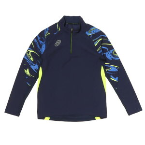 yASICSz AVbNX WINDBARRIER HALFZIP TOP EChoAn[tWbv gbv 2101A242.405