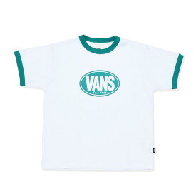 【VANS】 ヴァンズ W Circle Logo Ringer TEE ショートスリーブ 123K3010300 ABC-MART限定 GREEN