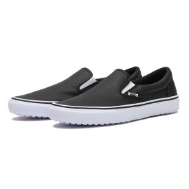 【VANS】 ヴァンズ SLIP ON スリッポン V98CF COATED/C BLACK/WHITE