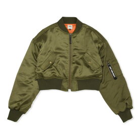 【VANS】 ヴァンズ W SHORT MA-1 JKT アウター 123K3090100 ABC-MART限定 KHAKI