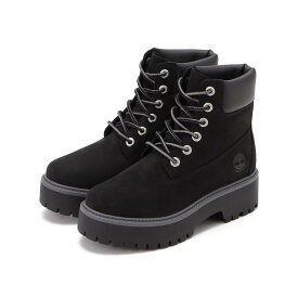 【Timberland】 ティンバーランド TBL PREMIUM WP PLATFORM BOOT プレミアム ウォータープルーフ プラットフォーム ブーツ A5RH5 BLACK NUBUCK