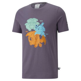 【PUMA】 プーマ M POKEMON TEE ショートスリーブ 536547 61P.CHARCOAL