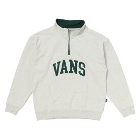 【VANS】 ヴァンズ M HALFZIP SWT スウェットクルー 124R1051200 ABC-MART限定 ASH