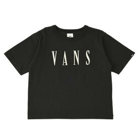 【VANS】 ヴァンズ W Didot Logo TEE ショートスリーブ 124R3011100 ABC-MART限定 BLACK