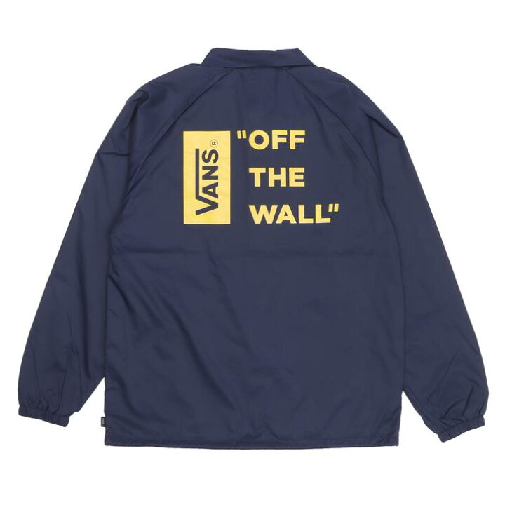 楽天市場】【VANS】 ヴァンズ LOGO COACH JACKET アウター VN000P634Q3 
