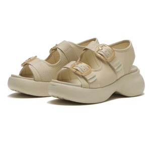 ���f�B�[�X �yABC SELECT�z �G�[�r�[�V�[�Z���N�g CL VL 2BUCKLE SANDAL 6 �{�����[���_�u���o�b�N���T���_�� 6 W2065