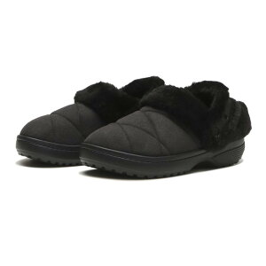 �ycrocs�z �N���b�N�X UNFRGTBLE QUILTED VEGAN SUEDE �A���t�@�[�Q�b�^�u�� �L���e�B���O �r�[�K�� �X�G�[�h 214038-001