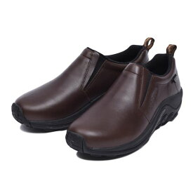 【MERRELL】 メレル JUNGLE MOC LETHER WP ジャングルモック レザー ウォータープルーフ 597915 ABC-MART限定商品　DARK BROWN