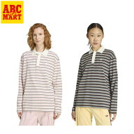 レディース 【adidas】 アディダス W STRIPED LS POLO(ADV) ロングスリーブ KU8351