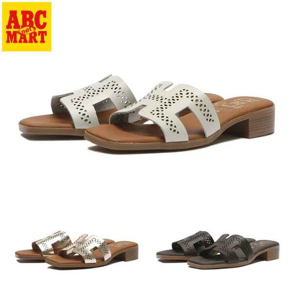 レディース 【OH! MY SANDALS】 オーマイサンダルズ CUTTING LEATHER MULE カッティングレザーミュール 5882