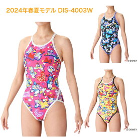 アリーナarenaディズニー【2024年春夏限定】ドナルド と デイジー トレーニングワンピース ( オープンバック ) 練習用 水着 スイムウェア 水泳 競泳 スイミング プール トレーニング 女の子 スポーツ ブランド DIS-4003W