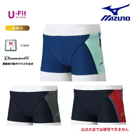 【売れ筋】 MIZUNO ミズノ 水着 競泳練習用 エクサースーツ EXERSUITS ショートスパッツ ボックス水着 メンズ シンプル 長持ち 水着 ネイビー×ネオミント ブラック グレー レッド 2025年春夏 新色