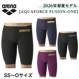 アリーナ ARENA 競泳水着 メンズ 男性 WA承認モデル 【 AQUAFORCE FUSION-ONE 】 レーシングスパッツ ハーフレッグ 2026年春夏モデル AS6SRC12M 公式大会可
