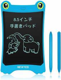 電子パッド 電子メモ帳 デジタルメモ 電子パット NEWYES 電子パッド 電子メモ帳 手書き 落書き お絵かき 計算 単語帳 消える けろけろボード 子供会 ギフト 8.5インチ 色: 青