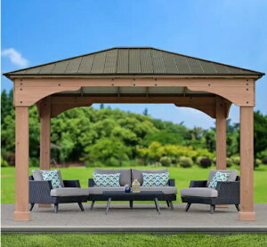 ؐ K[{ EbhK[{ YARDISTRY OpTu GAZEBO DIY  @@Â܂@{t    p[S@TCY@4.2m×3.6m×3.3m