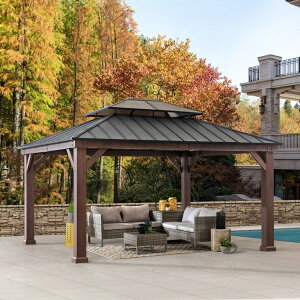 K[{ y1z GAZEBO OpTu IN^Si K[{ diy  423cm×298cm×283cm mTVF^[ @Â܂@{t MORENO MYKONOS GAZEBO    p[S 