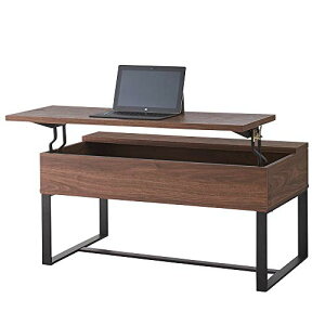 ���J 2Way�Z���^�[�e�[�u�� ��90cm �E�H�[���i�b�g SO-851WAL �u���E�� W90×D50/74.5×H46/61