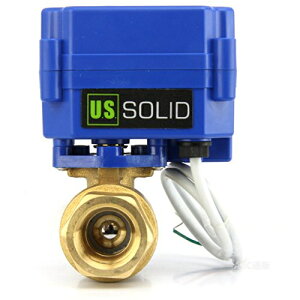 U.S. Solid �d���{�[���o���u 9-24V DC �d�C�{�[���فA2���t�ɐ��A���f���[�X�g�{�A (�^�J, G�^�C�v�̓��l�W, 3/4, DN20)